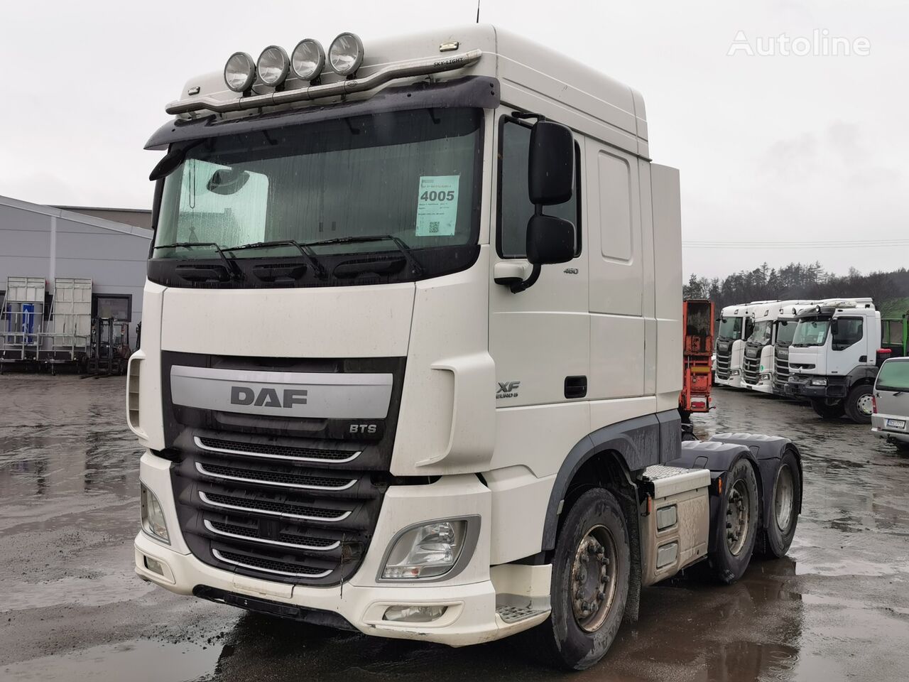 cap tractor DAF XF 460 FTG EURO 6 SEIZED ENGINE