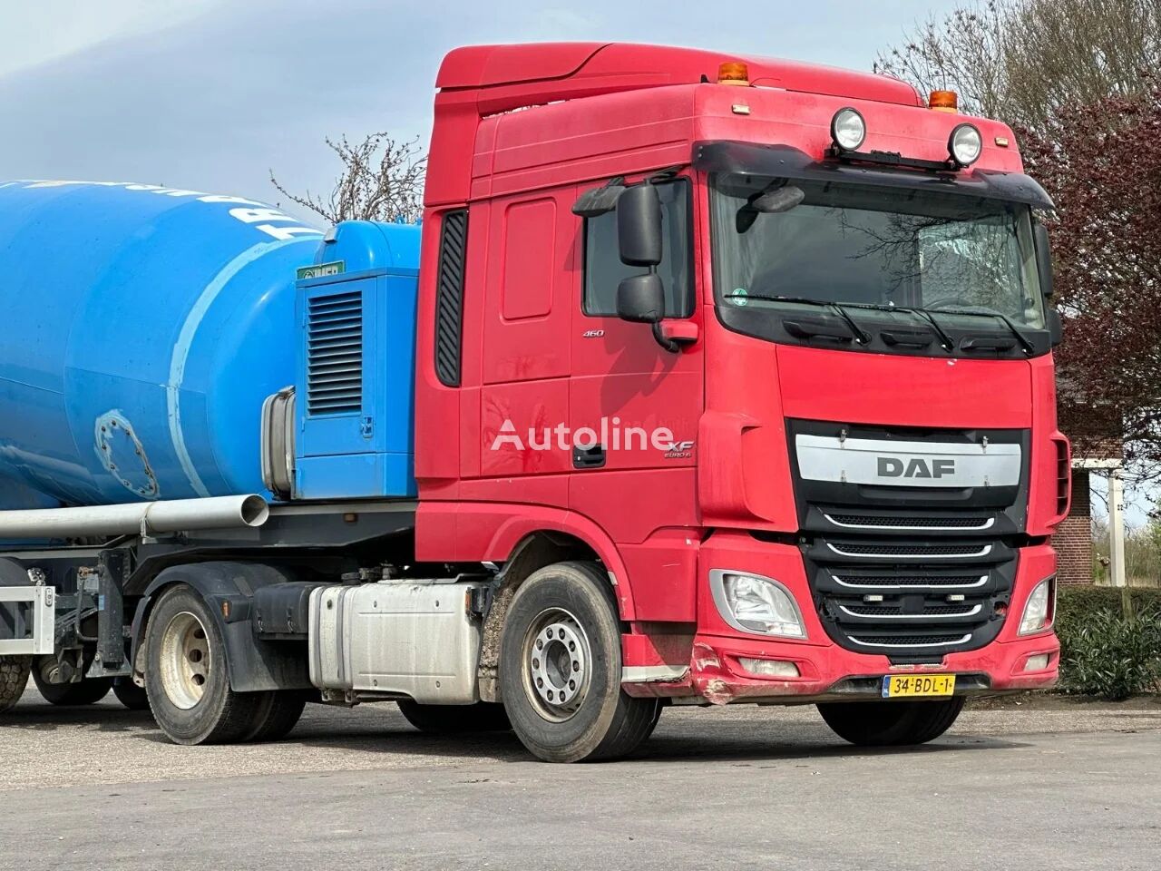 тягач DAF XF 460 PTO/HYDRALIEK!!EURO6!!