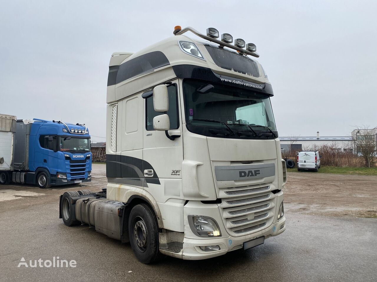 тягач DAF XF 460 SSC mega, Retarder, Standklima