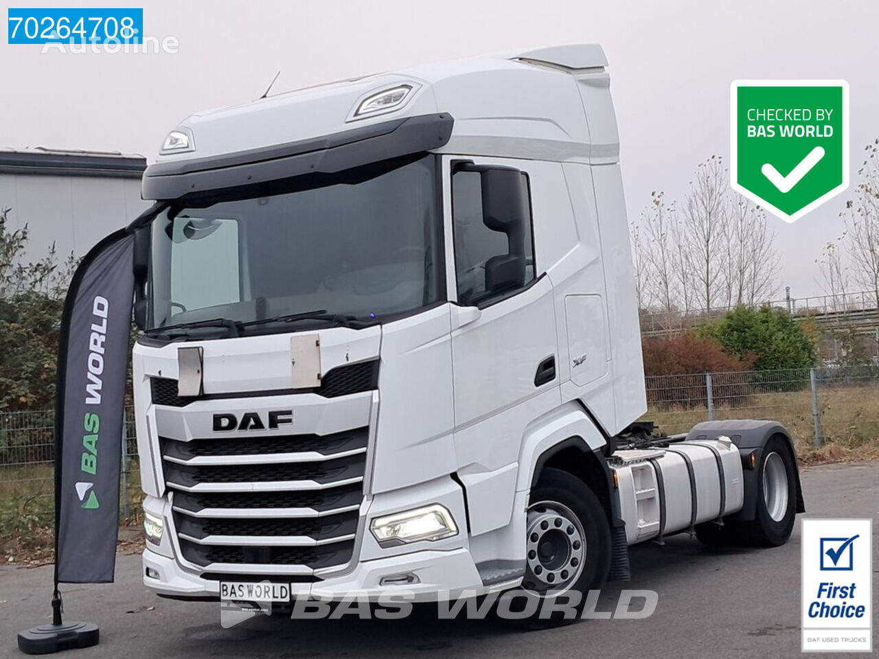 камион влекач DAF XF 480 4X2 2x Tanks LED ACC