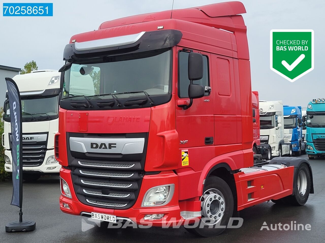 DAF XF 480 4X2 SC PTO StandKlima ACC LED truck tractor