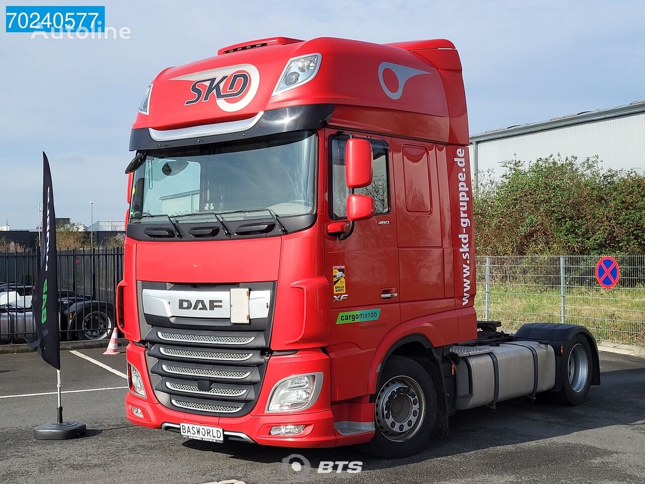 السيارات القاطرة DAF XF 480 4X2 SSC Mega Retarder 2x Tanks StandKlima LED ACC Navi Eu