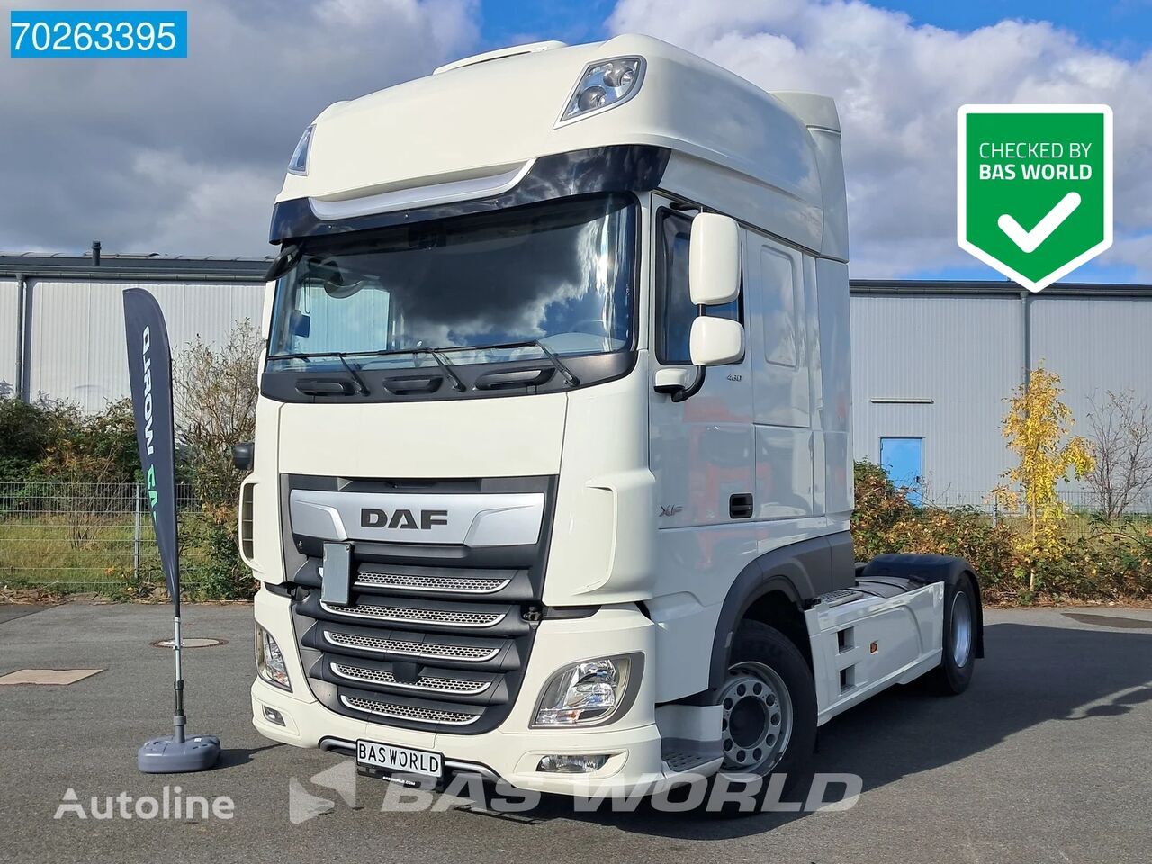 DAF XF 480 4X2 SSC Retarder 2x Tanks Standklima ACC LED 90% Tyres truck tractor