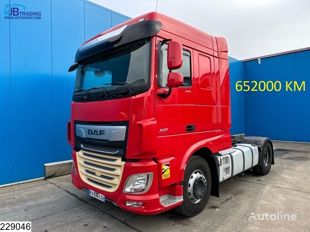 DAF XF 480 EURO 6, Standairco truck tractor