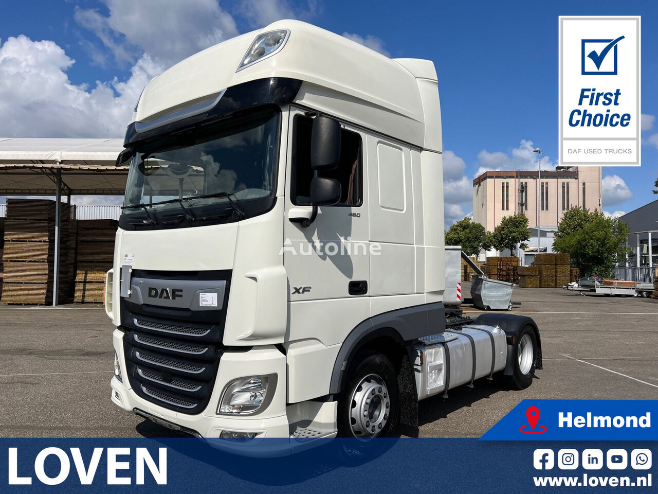 DAF XF 480 FT PCC/MX Engine Brake truck tractor