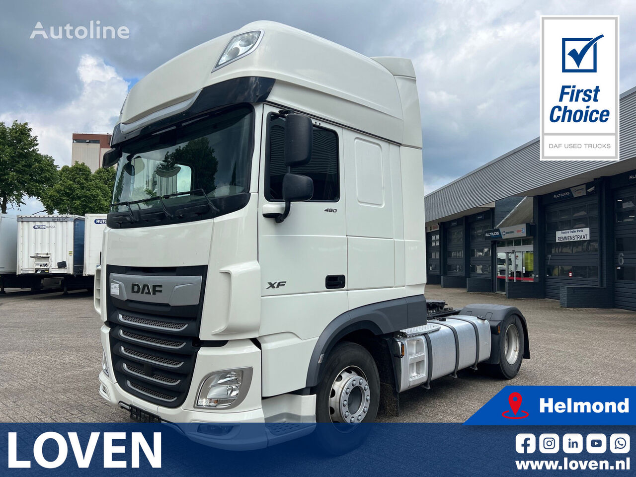 DAF XF 480 FT PCC/MX Engine Brake truck tractor