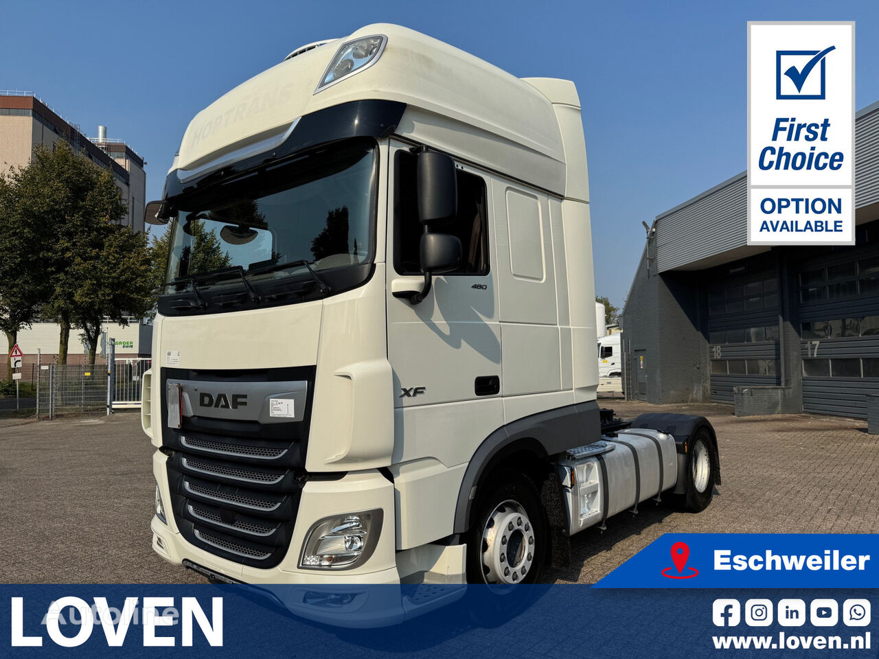 DAF XF 480 FT PCC/MX Engine Brake truck tractor