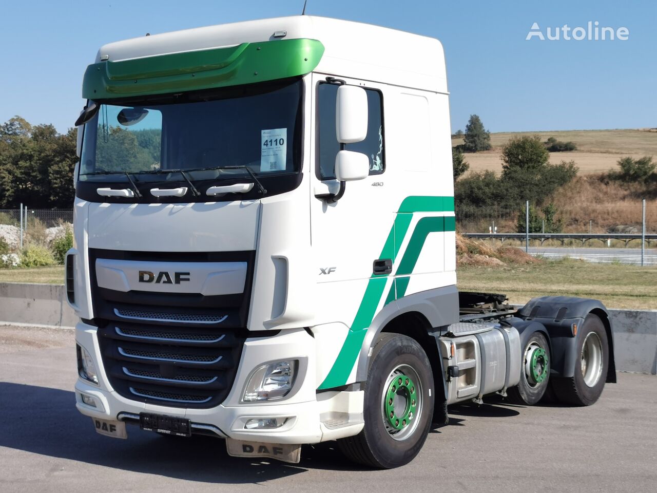 тягач DAF XF 480 FTP EURO 6 jednookruhová hydraulika