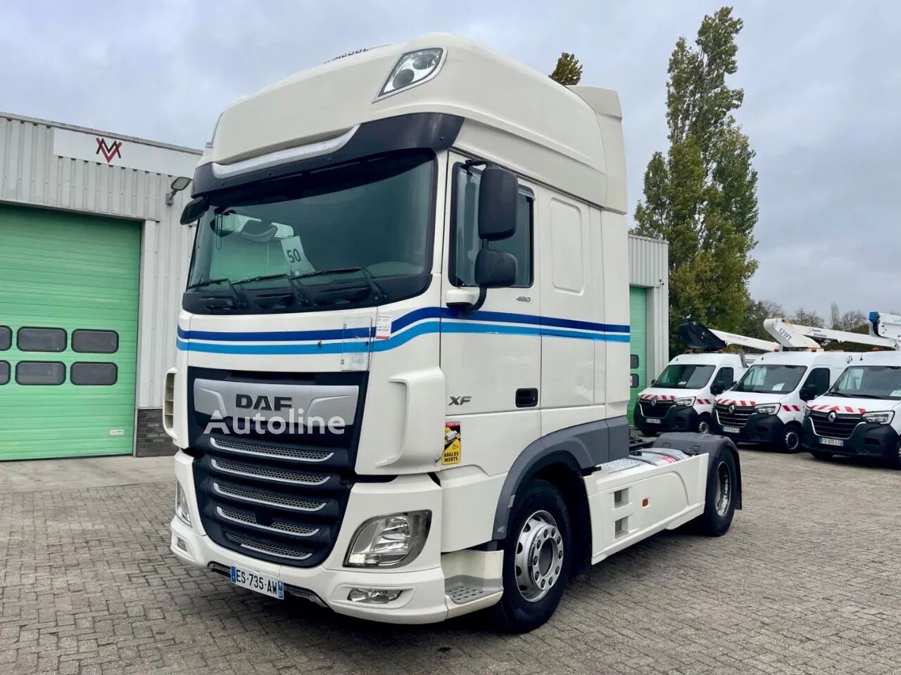 DAF XF 480 HYDRAULIC, PARKING CLIMA, FRIGO truck tractor - Autoline