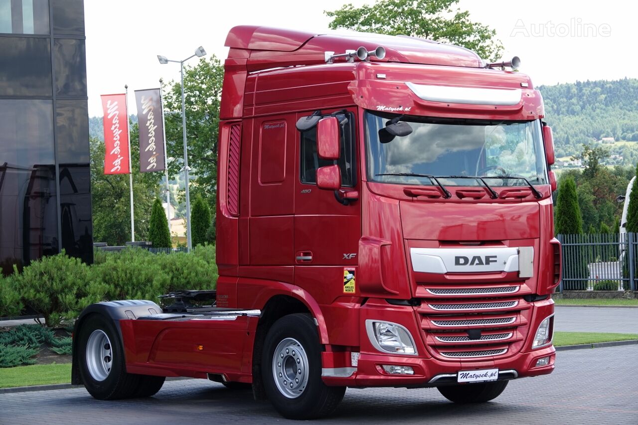 DAF XF 480 / RETARDER / OPONY 100% / SPROWADZONY / SPACE CAB nyergesvontató