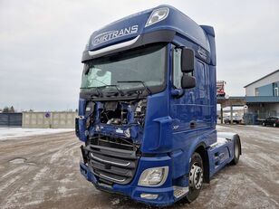 damaged DAF XF 480 + Retarder truck tractor