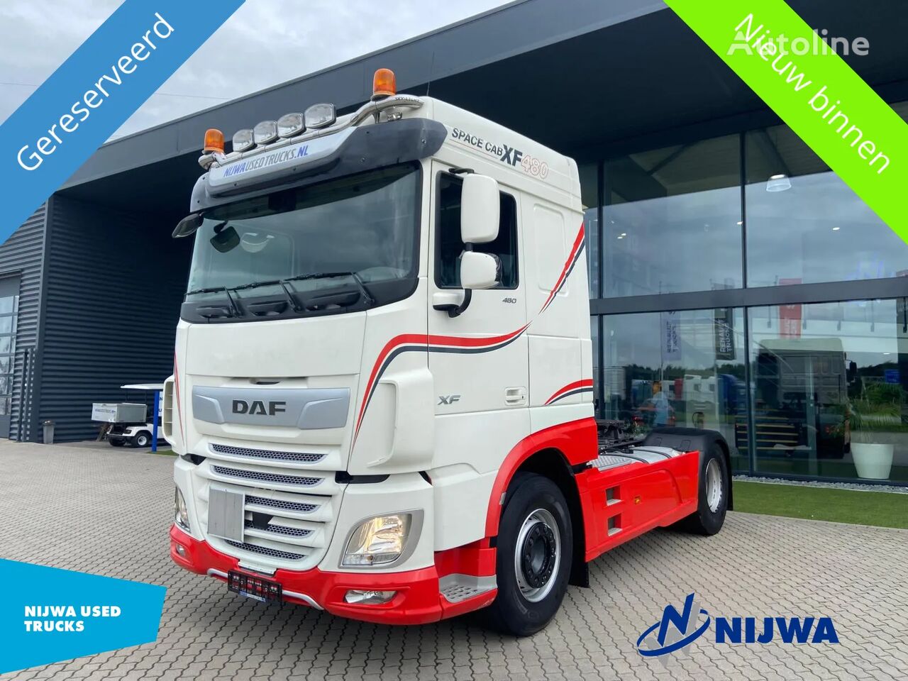 DAF XF 480 SC PTO + Valid ADR truck tractor