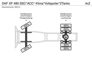 DAF XF 480 SSC*ACC* Klima*Vollspoiler*2Tanks dragbil till salu - Bild 20 | Autoline SE DAF XF 480 SSC*ACC* Klima*Vollspoiler*2Tanks dragbil | Bild 20 - Autoline