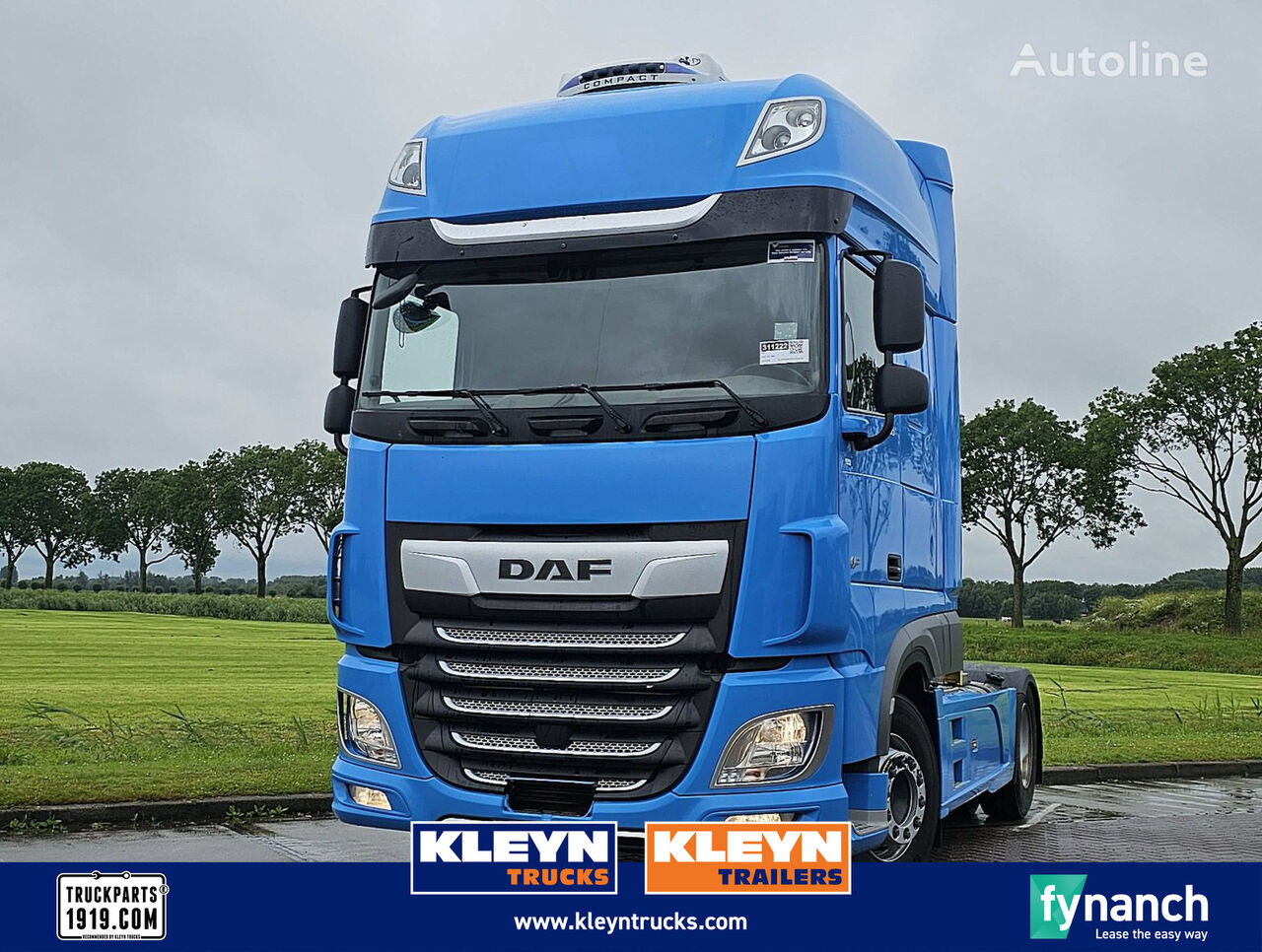 DAF XF 480 ssc intarder 2x tank truck tractor