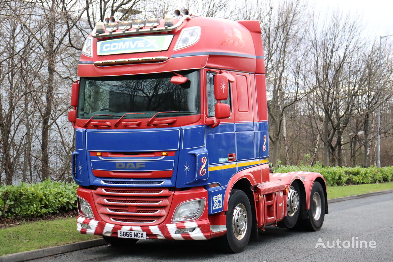 DAF XF 510 6X2 SUPER SPACE TRACTOR (2017) vilcējs