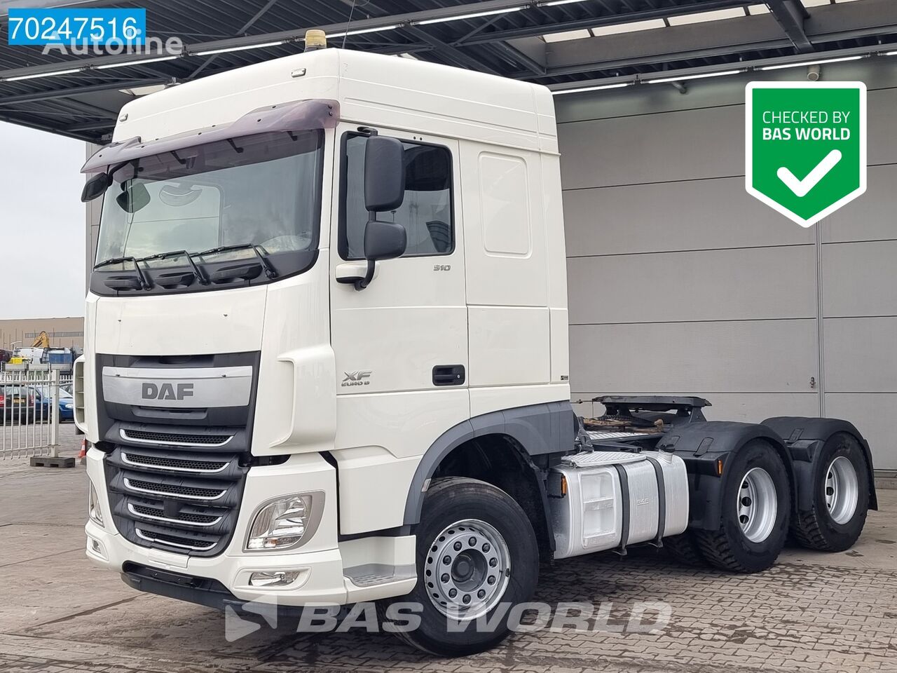 sadulveok DAF XF 510 6X4 80T Retarder SC Hydraulik ACC