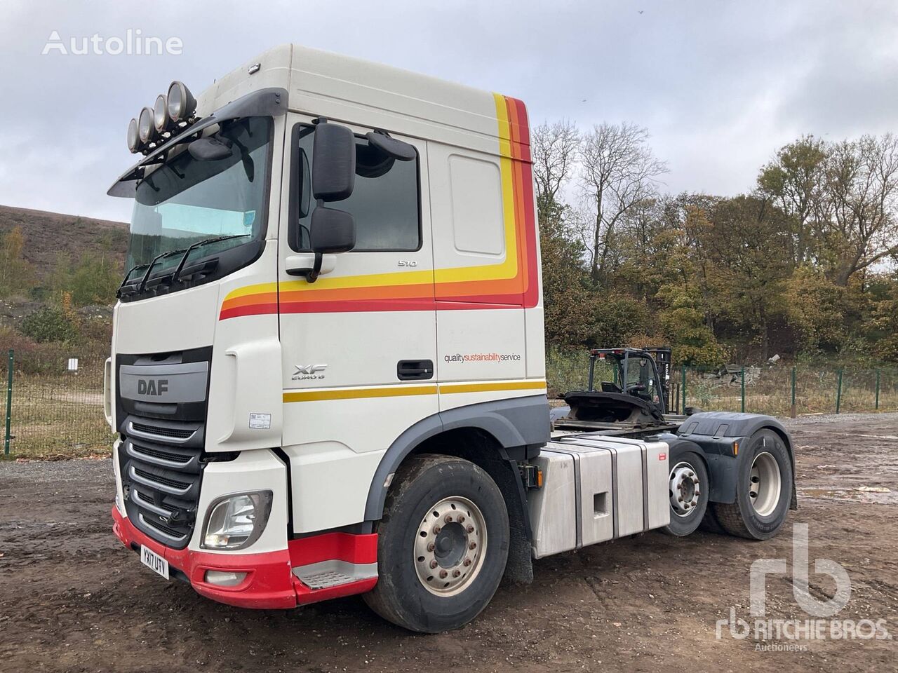 DAF XF 510 FTP 6x2 truck tractor