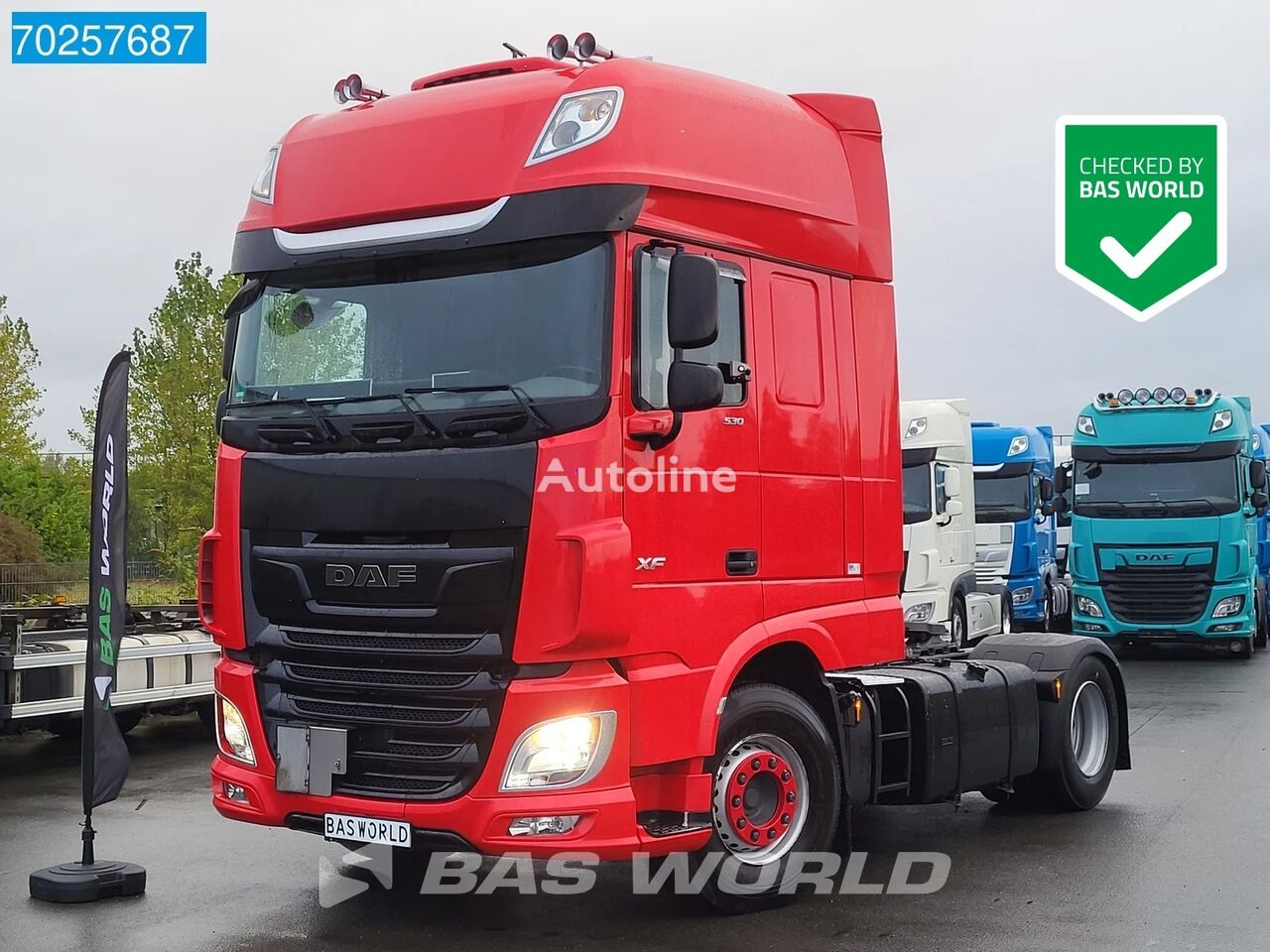 DAF XF 530 4X2 SSC Retarder PTO Hydraulik Standklima ACC LED Navi tractora