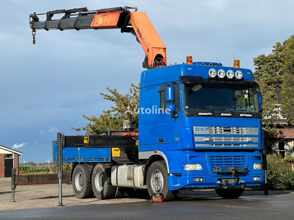 السيارات القاطرة DAF XF 95.480 6x4!! MANUEEL PALFINGER PK42502!!CRANE/KRAN/GRUE!!