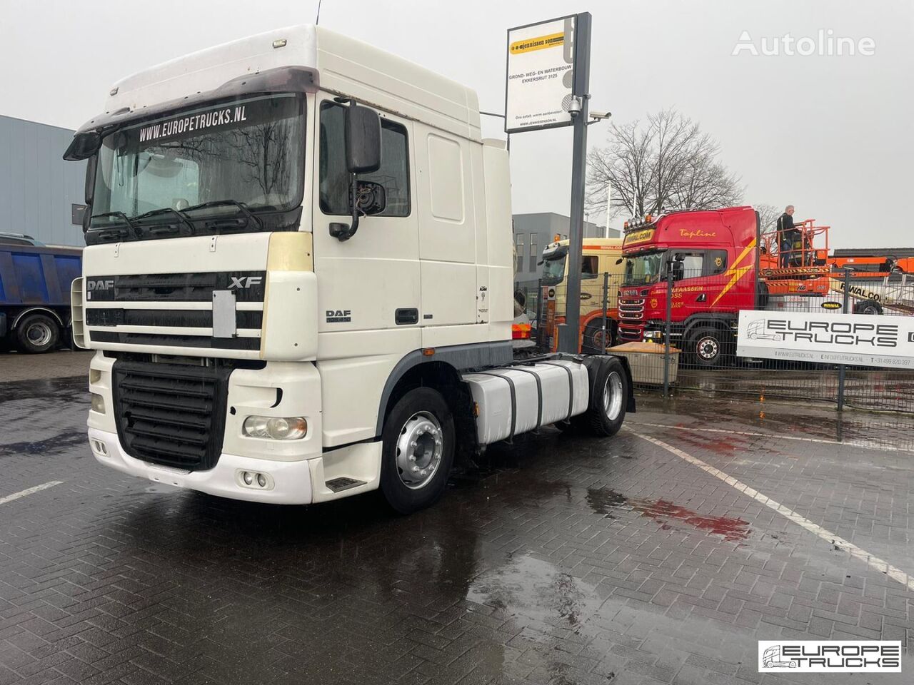 DAF XF105.410 Steel/Air - Manual - Airco - Spoilers tegljač