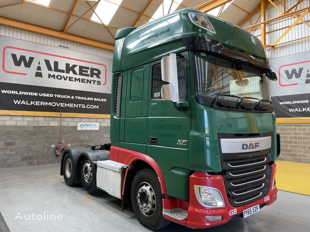 DAF XF106 510 SUPERSPACE *EURO 6* 6X2 TRACTOR UNIT – 2016 – PY65 EZF nyergesvontató