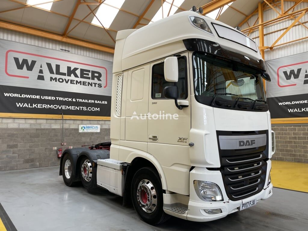 DAF XF106 510 SUPERSPACE *EURO 6* 6X2 TRACTOR UNIT – 2017 – PY17 FJU tegljač