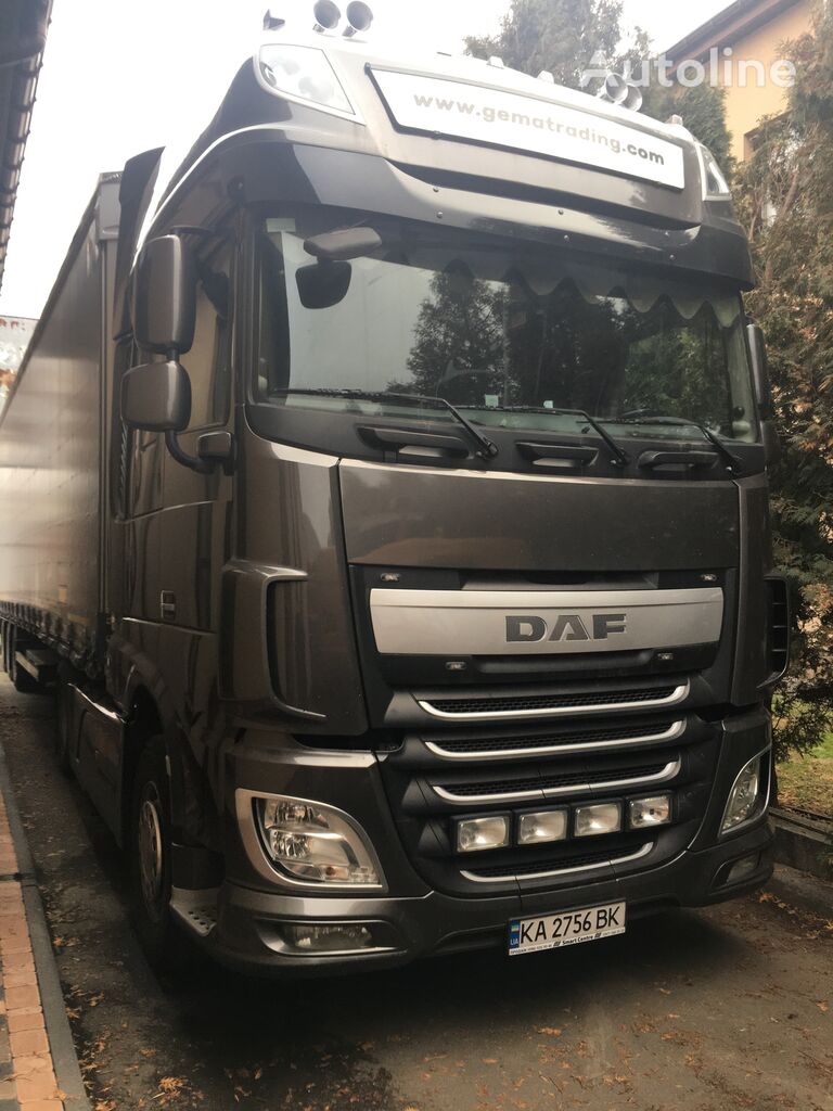 trattore stradale DAF XF460FT + semirimorchio telonato