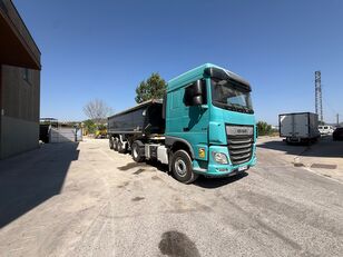 DAF XF480 truck tractor + tipper semi-trailer