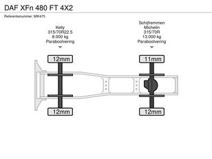 Trattore stradale DAF XFn 480 FT in vendita - Immagine 5 | Autoline IT Trattore stradale DAF XFn 480 FT | Immagine 5 - Autoline