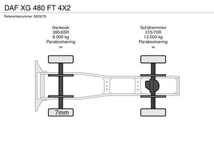 DAF XG 480 FT truck tractor for sale - Image 11 | Autoline BW DAF XG 480 FT truck tractor | Image 11 - Autoline