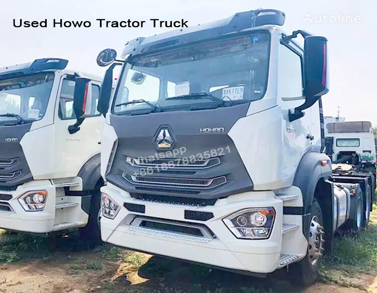 Excellent Condition Second-hand Howo Tractor Truck Head for Sale truck tractor