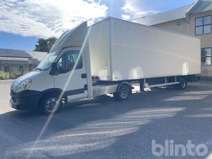 IVECO 35 dragbil + slutet semitrailer