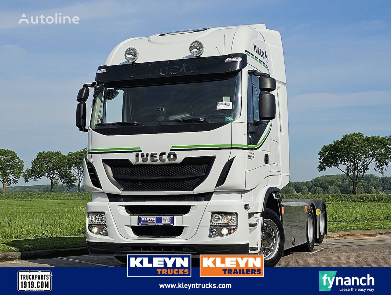 tracteur routier IVECO AS440S48 STRALIS 6x2 boogie 244tkm