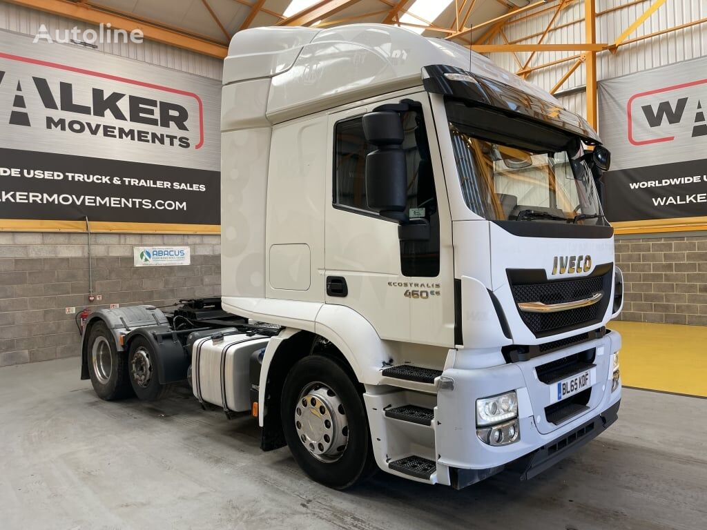 tracteur routier IVECO ECOSTRALIS 460 *EURO 6* 6X2 TRACTOR UNIT – 2016 – BL65 KDF