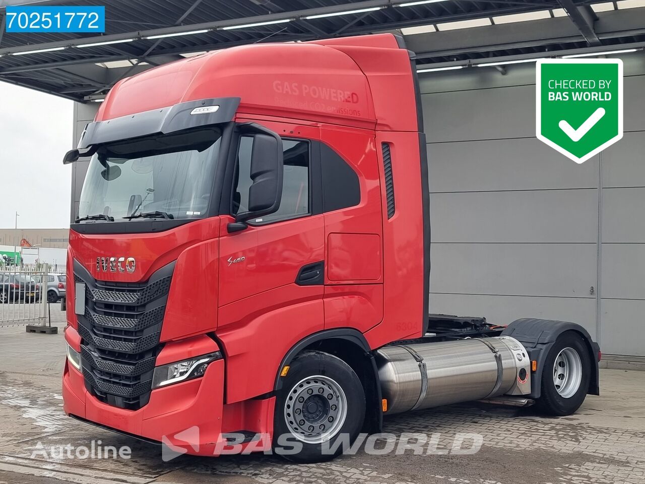 влекач IVECO S-Way 460 4X2 LNG Retarder 2xTanks ActiveSpace ACC