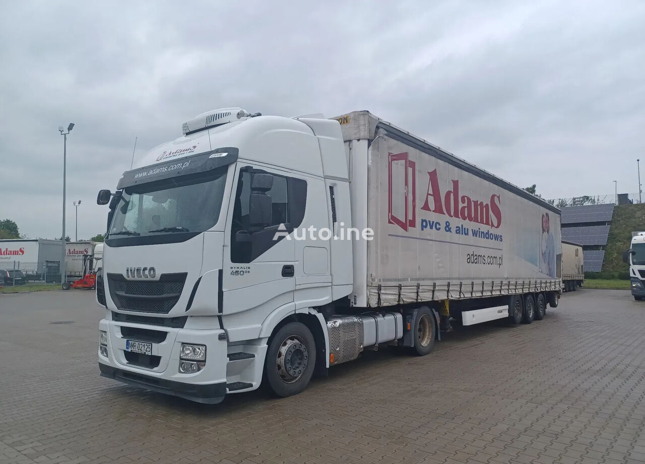 IVECO STRALIS 460 tractora + semirremolque toldo