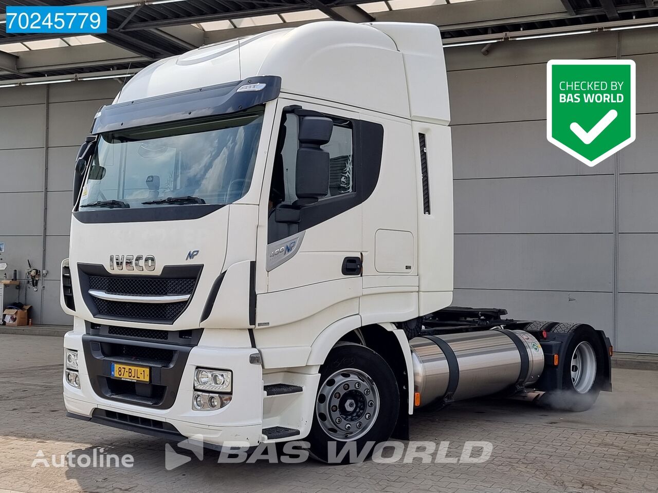 tracteur routier IVECO Stralis 400 4X2 LNG NL-Truck Retarder 2x Tanks ACC Euro 6