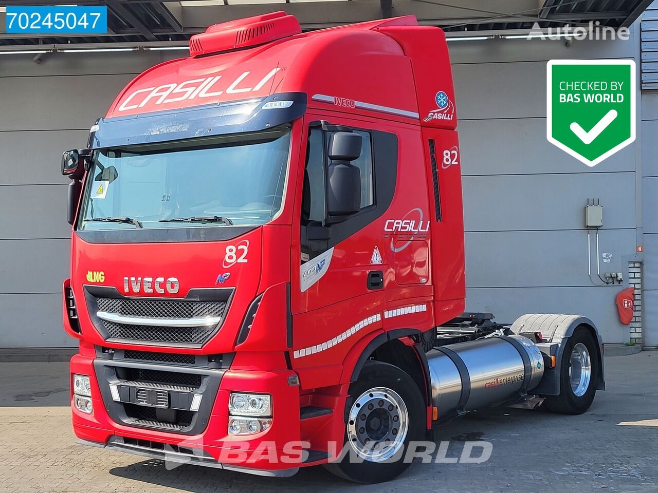 тягач IVECO Stralis 400 4X2 LNG Retarder 2x Tanks ActiveSpace ACC Standklima