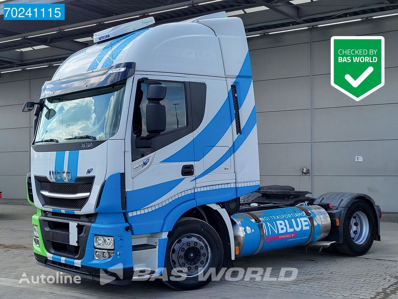 IVECO Stralis 460 4X2 LNG Retarder 2x Tanks StandKlima ACC Euro 6 truck tractor