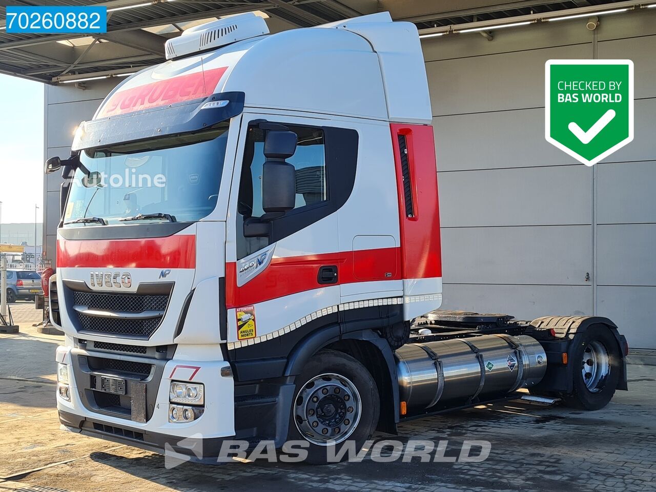 тягач IVECO Stralis 460 4X2 Mega Retarder LNG 2x Tanks ACC Standklima