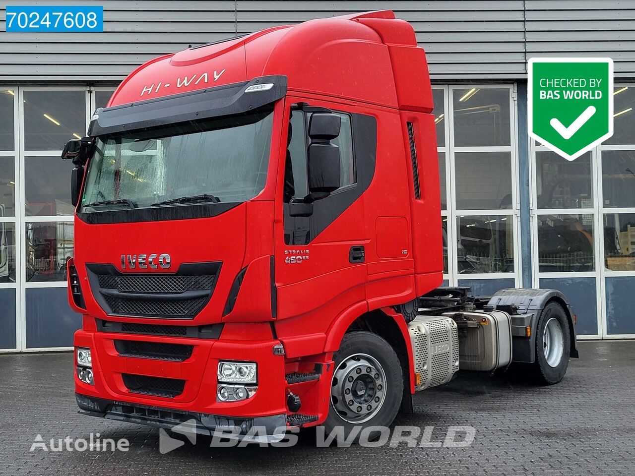 vlačilec IVECO Stralis 460 4X2 Retarder ActiveSpace Hydraulik