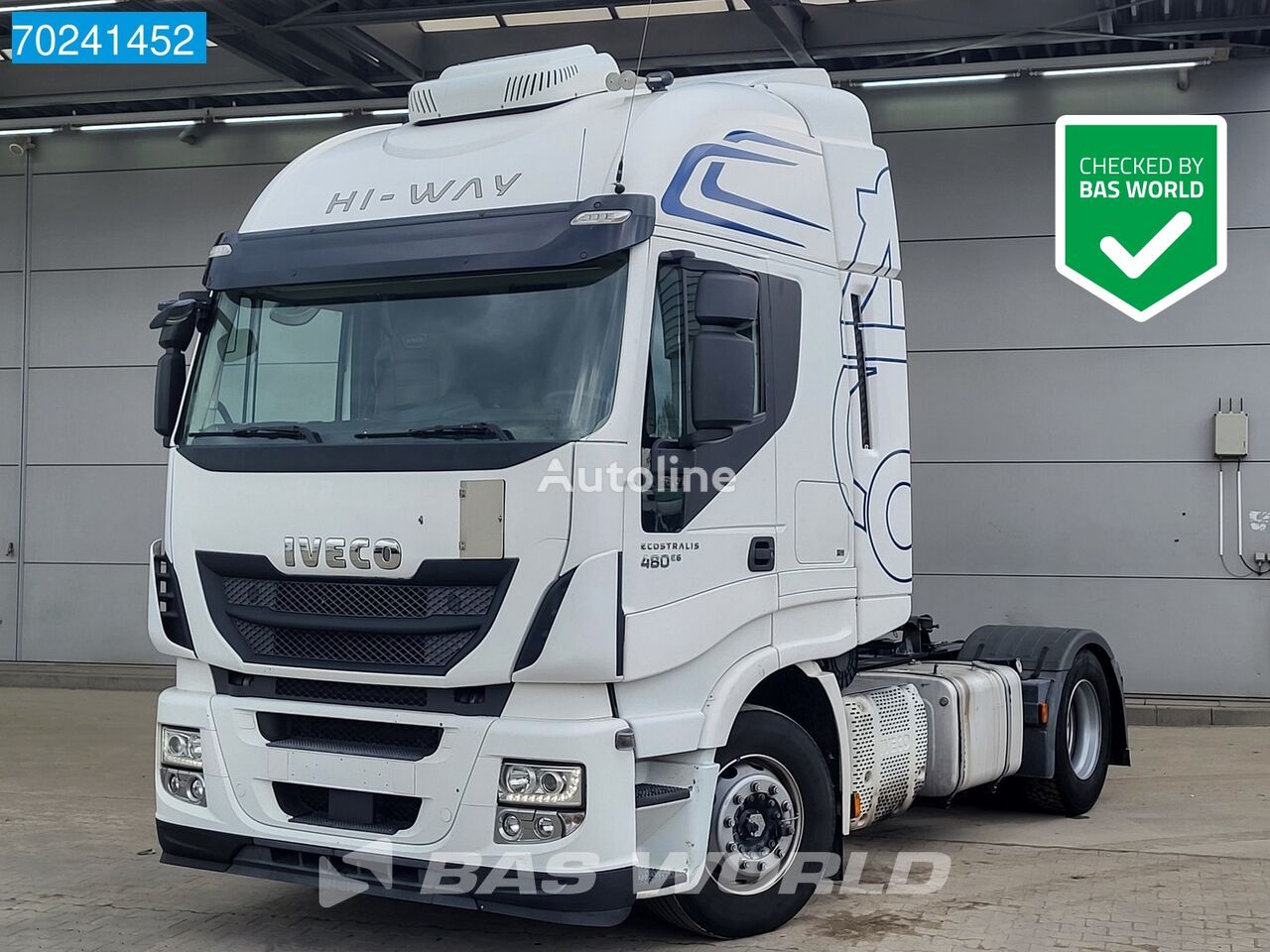 IVECO Stralis 480 4X2 Retarder 2x Tanks ACC Standklima Euro 6 Sattelzugmaschine