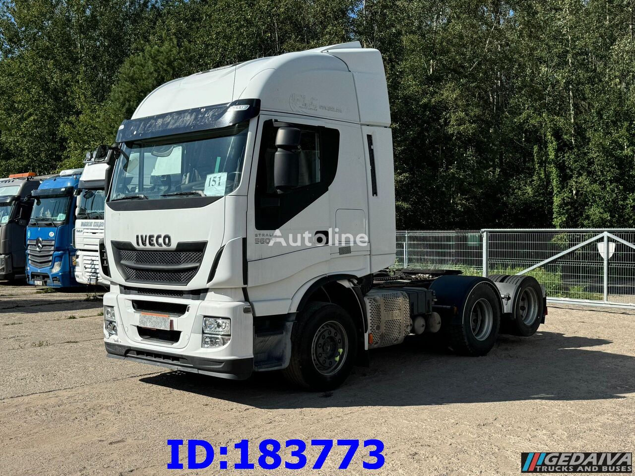 IVECO Stralis 560 6X2 Euro6 tractora