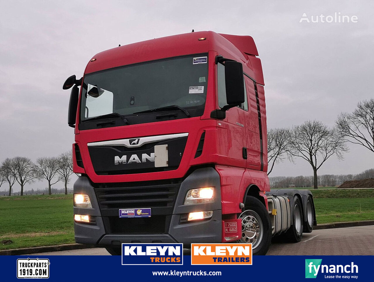 MAN 28.500 TGX xlx 6x2 intarder truck tractor