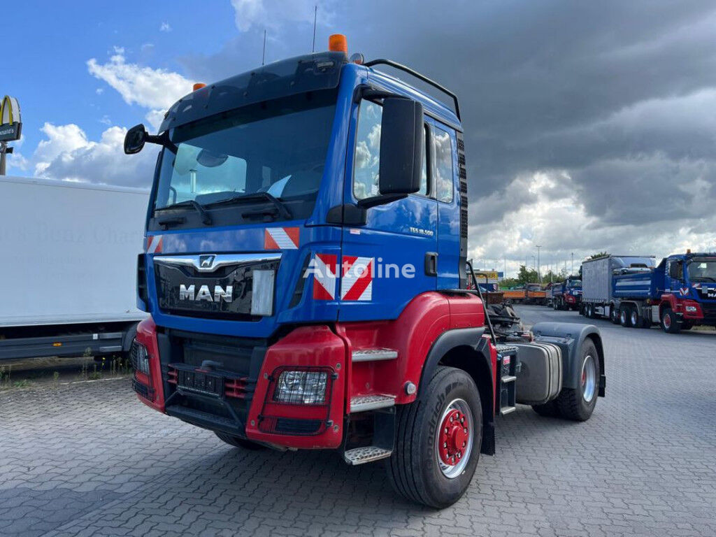 MAN TG-S 18.500 truck tractor + tipper semi-trailer