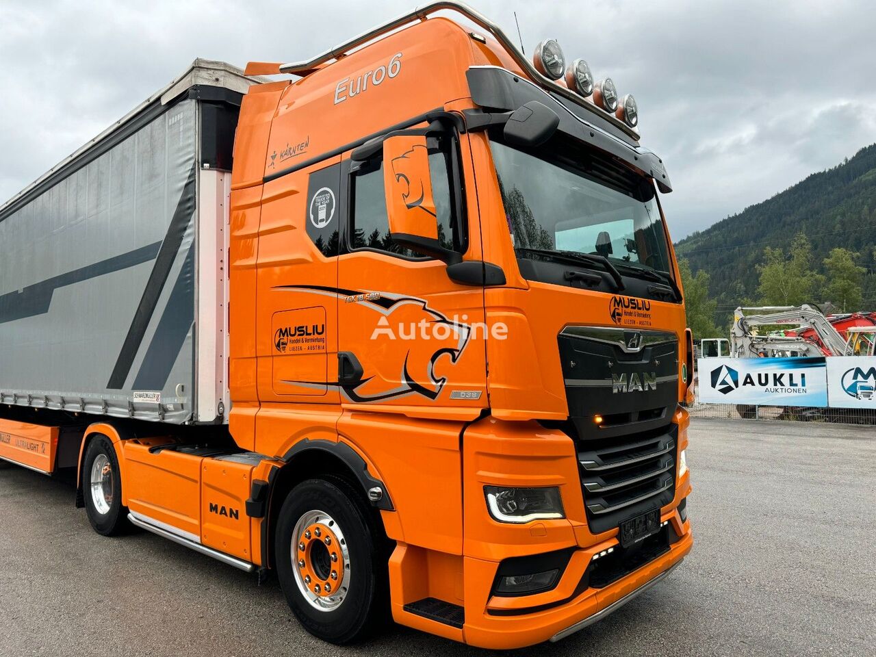 MAN TG3 TGX 18.510 vetopöytäauto