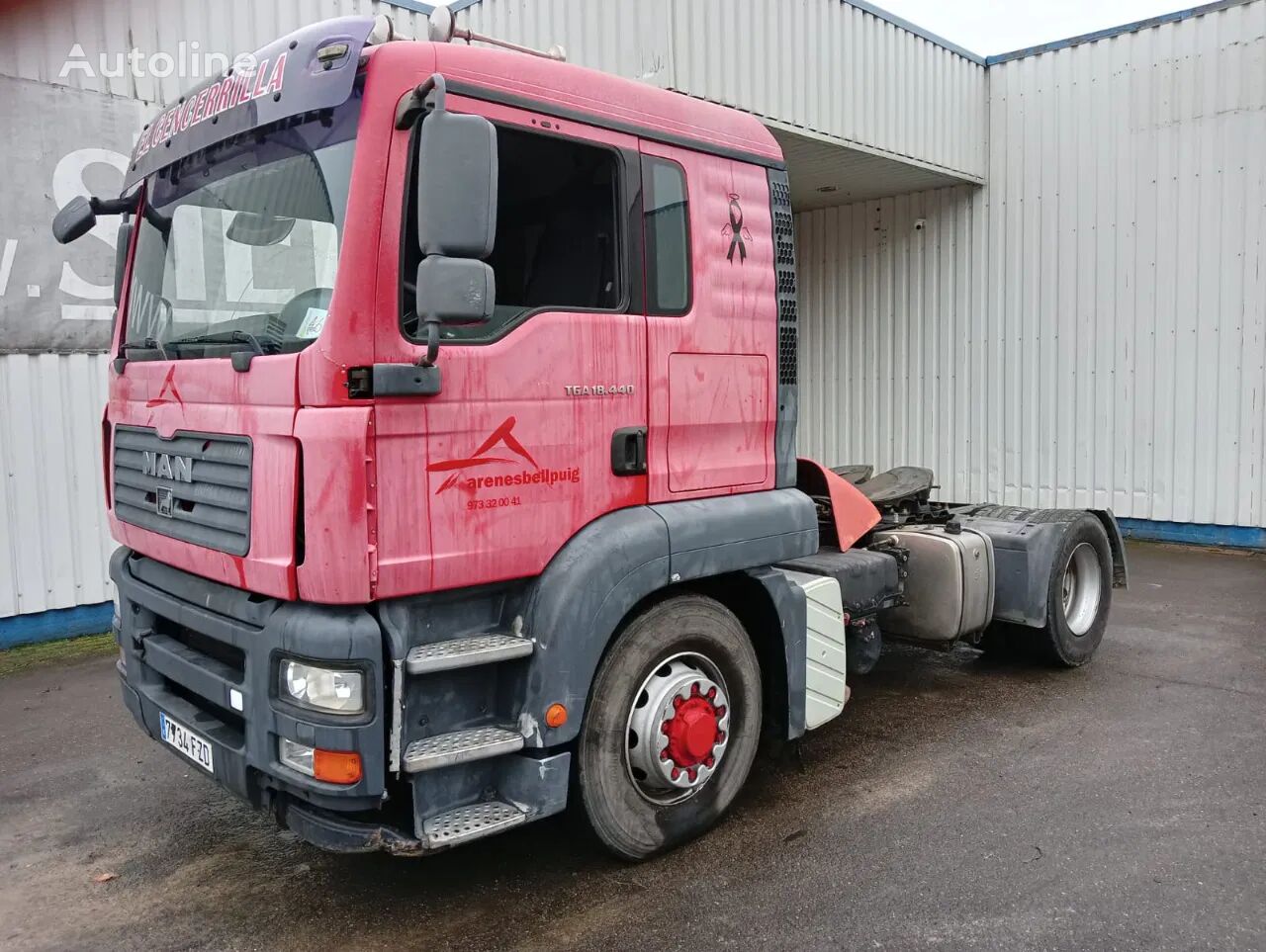 tractor head MAN TGA 18-440 , 4x4 , Manual