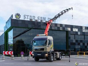 MAN TGA 18.440 4x4 PALFINGER PK 29002 Crane Winch truck tractor