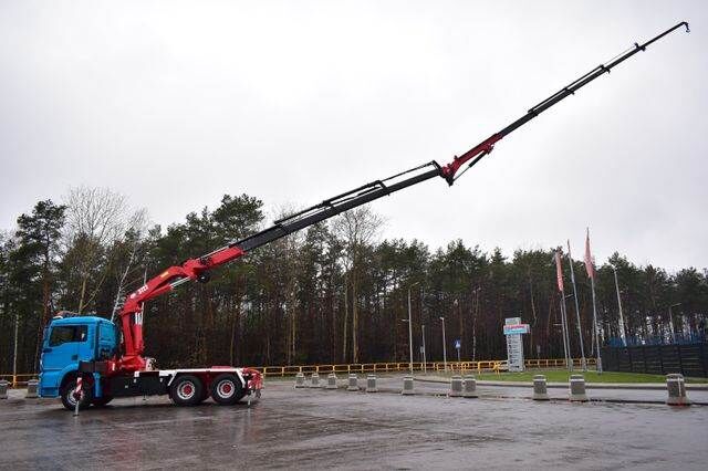 MAN TGA 26.410 6x2 HMF 3720 Cran Fly Jib Winch cran truck tractor