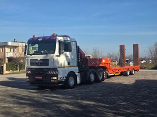 tracteur routier MAN TGA 26.480 PK 42502 + semi-remorque porte-engins